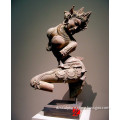 yellow marble ancient woman statue for sale